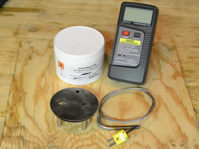 Annealing Temperatures For Reloading Brass Cartridge Cases – Ballistic  Recreations- Essentials For Salt Bath Annealing